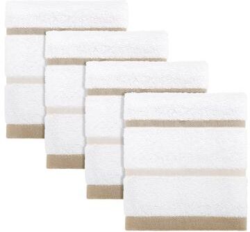 Izod Sandbar Linen 4-Pack Washcloth Set - Washscloth 4 Pack