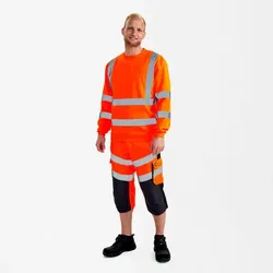 Safety Sweatshirt, orange, Gr. 2XL - orange - 2XL