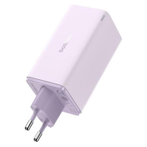 Baseus GaN6 Pro 2xUSB-C + 2xUSB, 100W (fioletowy) (100 W, 4 Ports) (P10162705532-00)