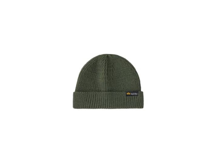 Alpha Industries Dockers Beanie Klassiches Unisex Beanie Dark Olive