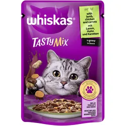 Whiskas Whiskas Tasty Mix mit Lamm, Huhn und Karotten in Sauce 28x85 g