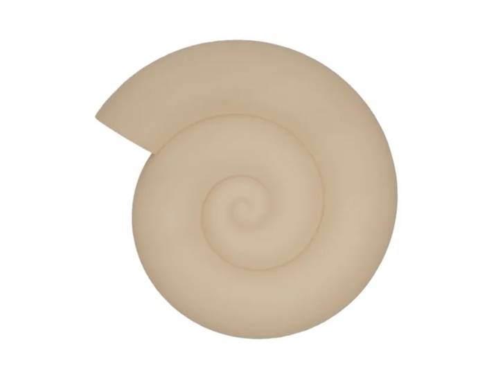 OYOY Dessous de plat Nautilus Vanille