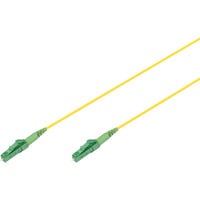 Glasfaser-Simplex-Patchkabel, Singlemode, LC/APC - LC/APC gelb, 10 Meter