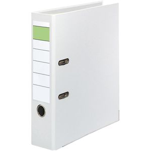 Falken Ordner 10077956, PP, A4, 8cm, Kunststoffordner, weiß