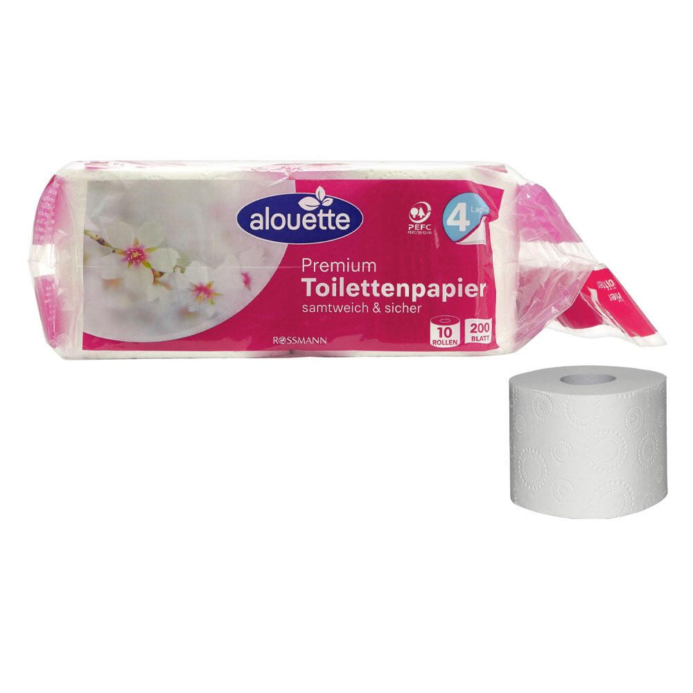 alouette Toilettenpapier Premium 4-lagig 4068134002341