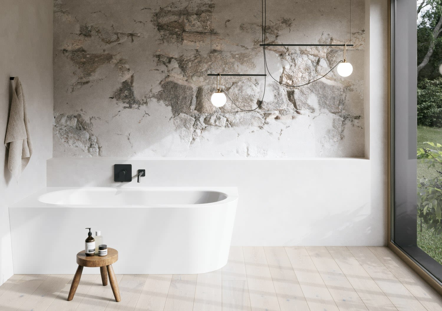 Bette Starlet IV Silhouette Eckbadewanne 175 x 80 x 42 cm
