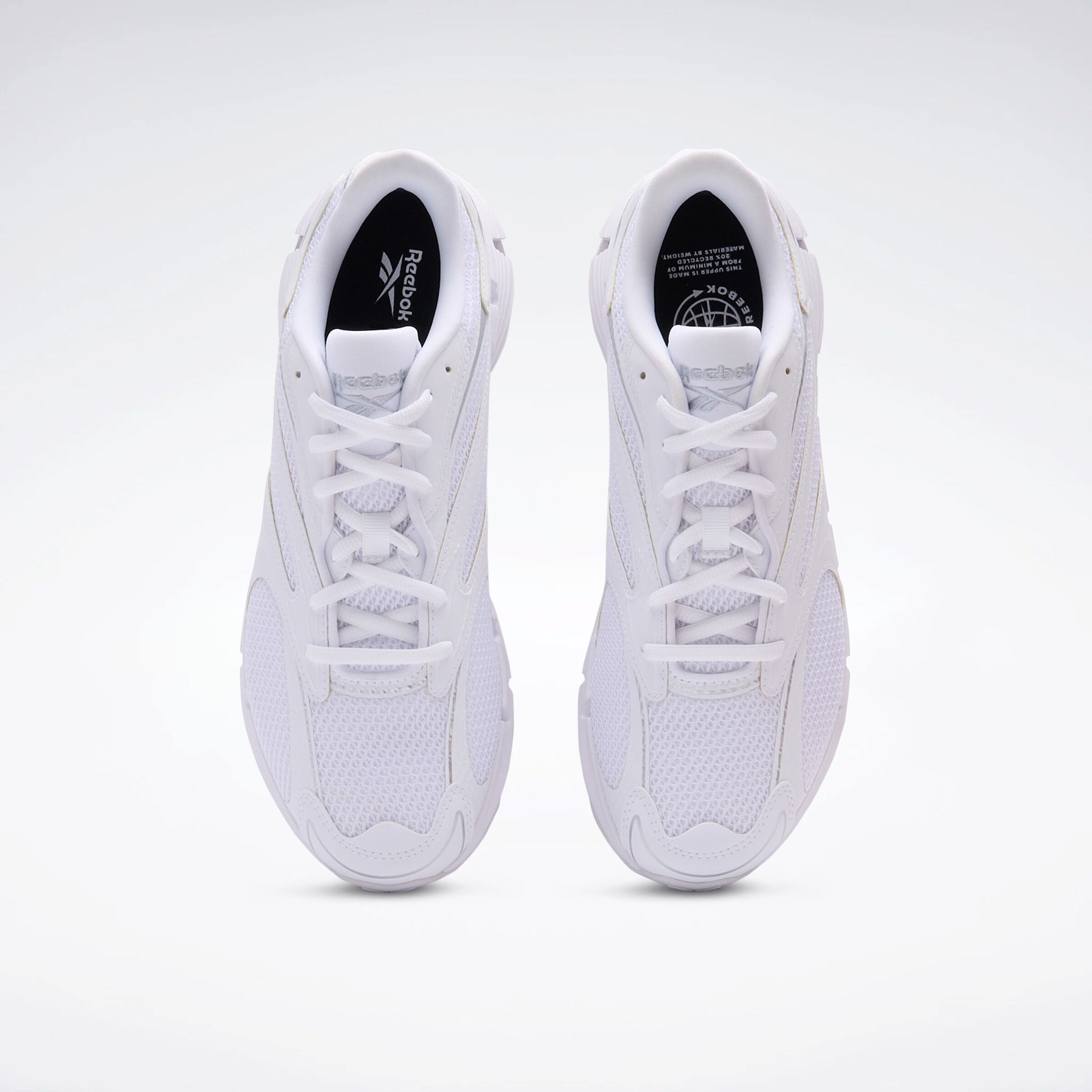 Laufschuh REEBOK "ZIG HYPNOTICA", Gr. 36,5, weiss (weiß, weiß, weiß), Synthetik, Textil, Schuhe Laufschuh, mit Floatride Fuel-Foam und Zig Geometry für energiegeladene Dämpfung weiß, weiß, weiß 36,5