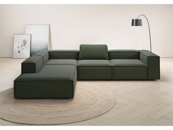 Home affaire Ecksofa Watertown luxuriöses Design & erstklassige Qualität, Japandi Design, Breite 311 cm