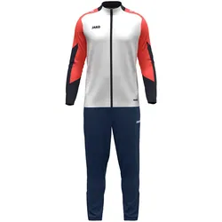 JAKO Dynamic Polyesteranzug 026 - weiß/coral/marine XL