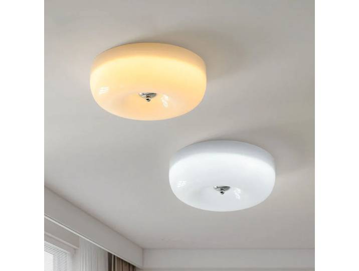 Plafond moderne à LEDs lampe en verre DownLight pour salon chambre montage en Surface plafonnier en verre allée balcon lustres