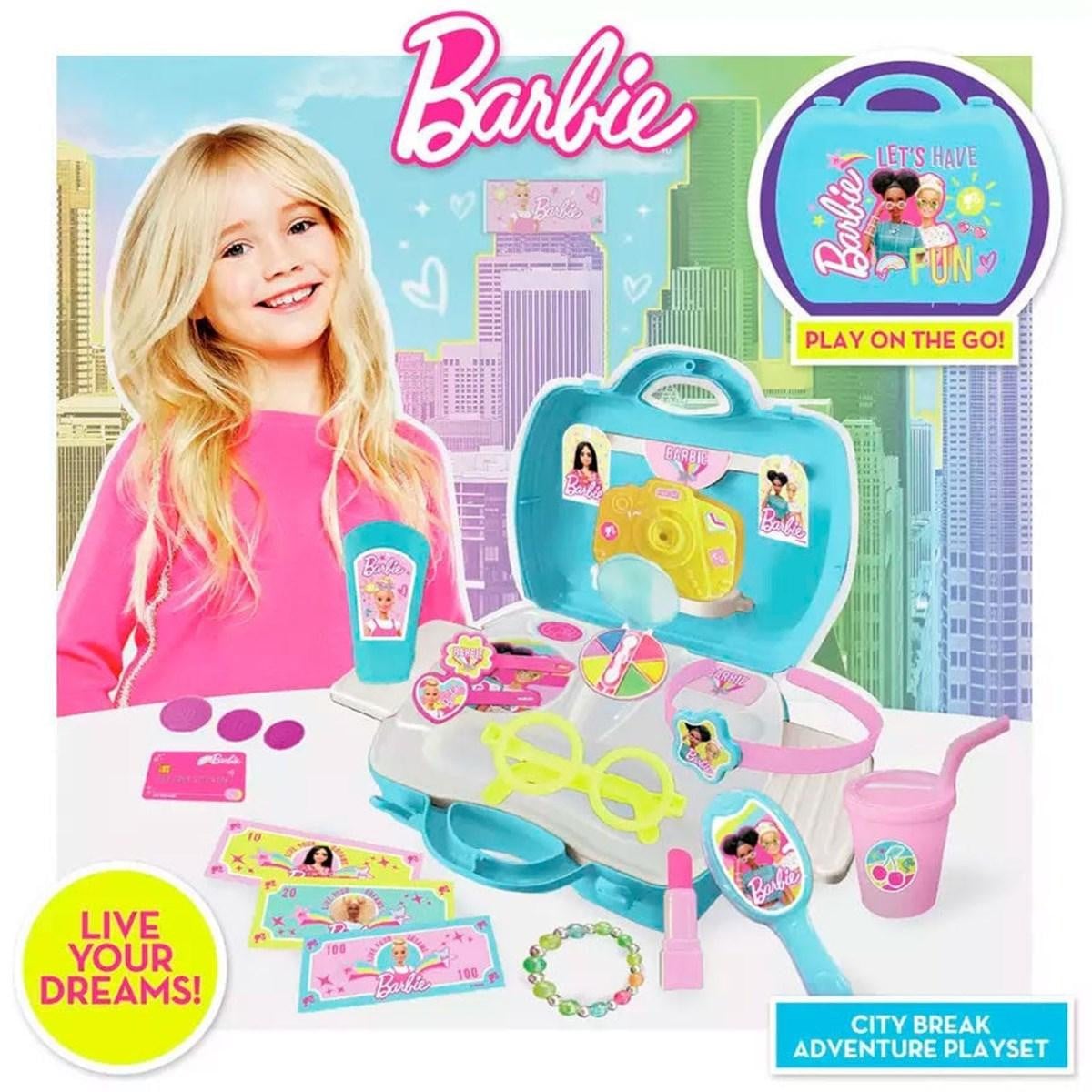 Mattel Barbie Stadsavontuur Speelset - 20-delig