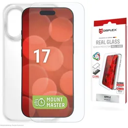 DISPLEX Panzerglas + Schutzhülle für Apple iPhone 17