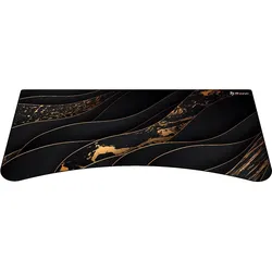 Arozzi Gaming asztal kiegészítő - Arena Desk Pad (D013), Mausmatte, Schwarz, Gold