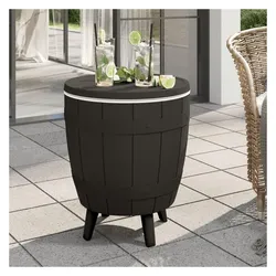 vidaXL, Gartenbeistelltisch + Gartenservierwagen, Mabelita