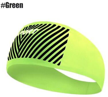Uplifted Finds Absorbent Sports Sweatband Headband For Men And Women Yoga Cycling Running green