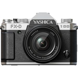 Yashica FX-D 100 Kompaktkamera, mit 2,8 Zoll Display, 3x optischer Zoom, 1/3,06'' Sensor, WLAN, 4K, 13 MP