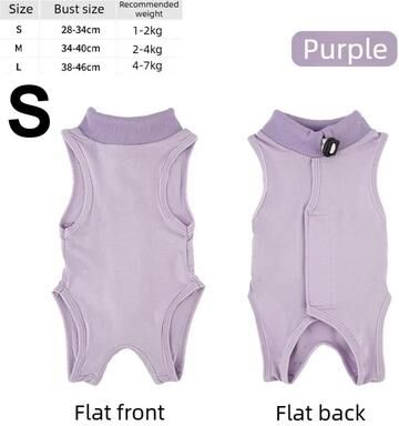 Uplifted Finds Soft After Surgery Recovery Suit purple s