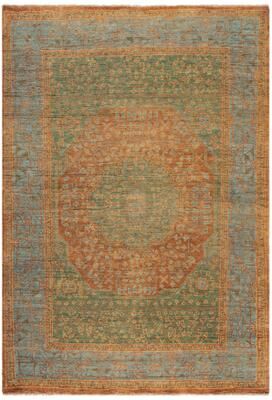 SAFAVIEH Hand-knotted Izmir Keira Traditional Oriental Wool Rug with Fringe