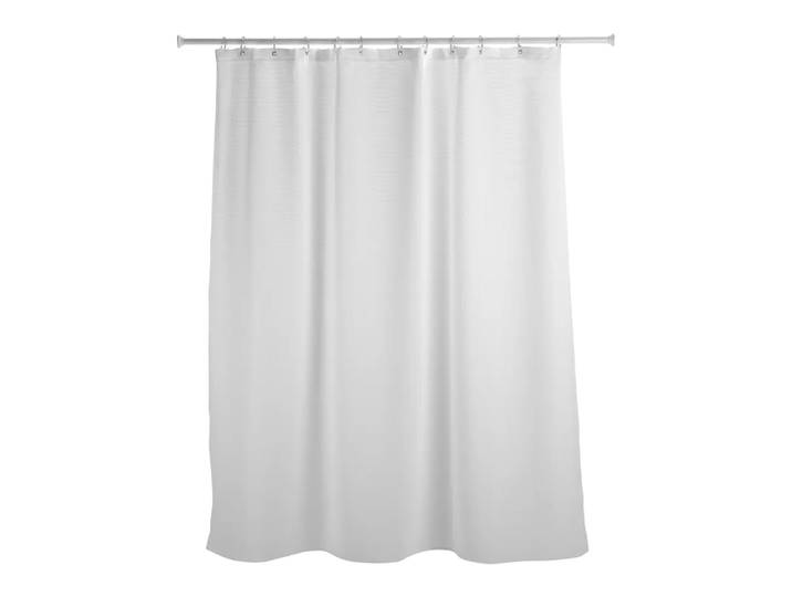 Duschvorhang Waffle, Johann Jakob, weiss, Polyester