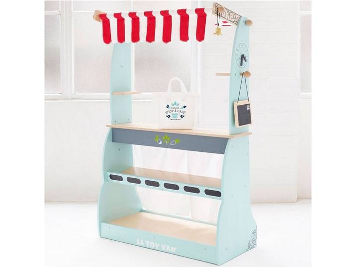 Le Toy Van Kaufladen Kaufladen Markt Stand aus Holz super für Rollenspiele