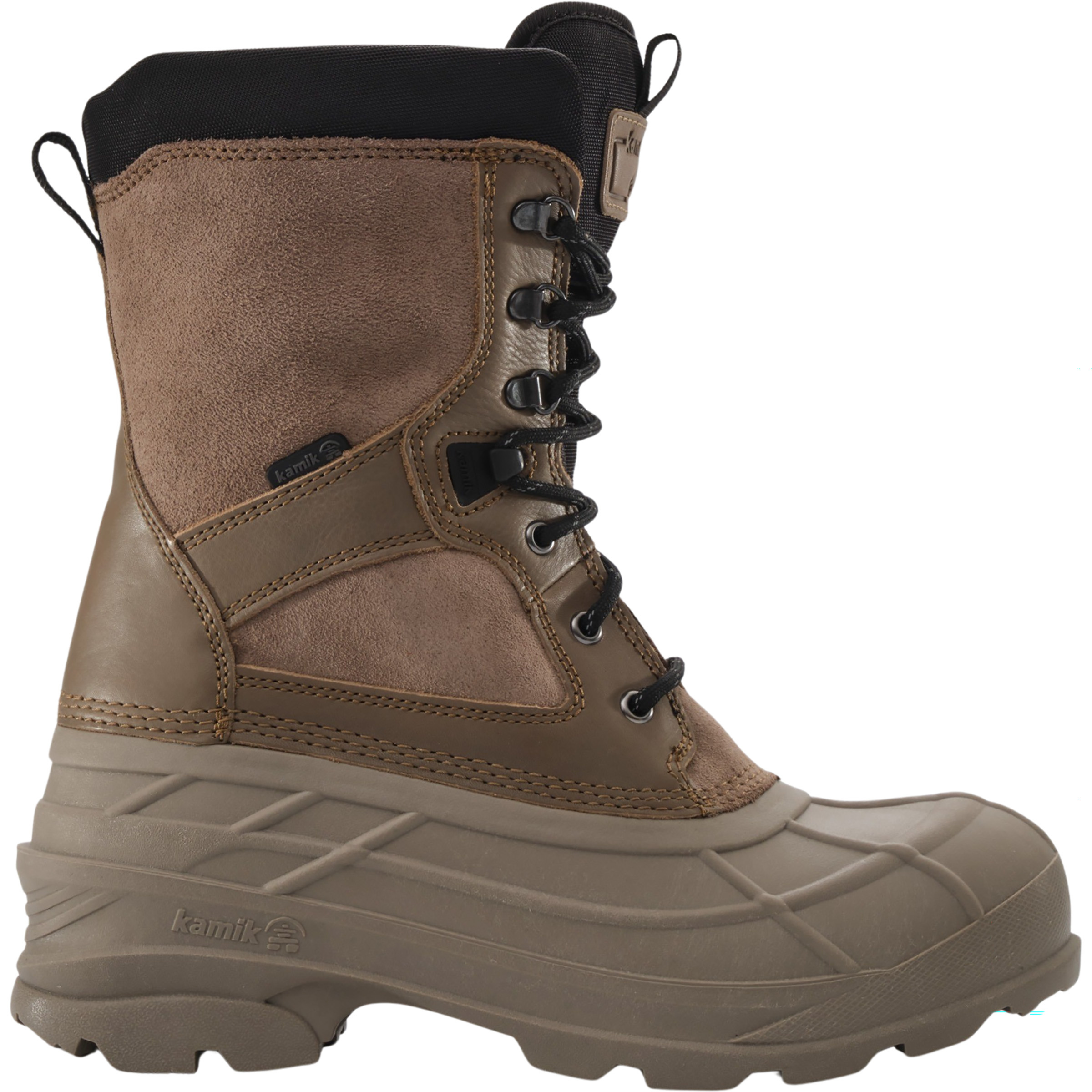 Kamik Nation Plus Herren Winterschuhe & Winterstiefel braun Größe 43 Lifestyle Wasserdicht