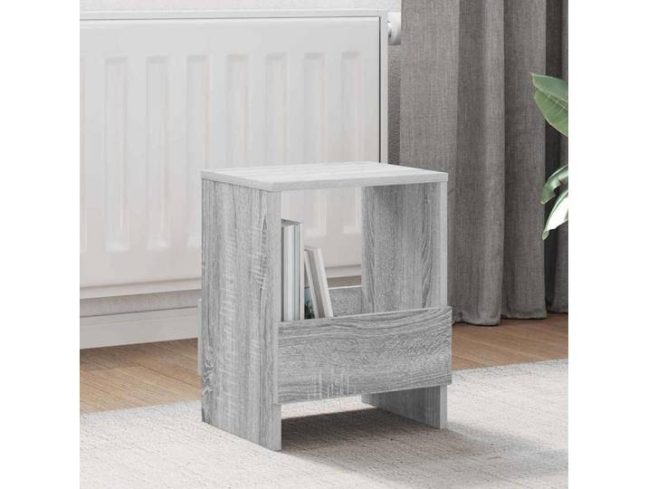 vidaXL Magazinregal 2 Stk. Sonoma-Grau 35 x 30 x 45 cm