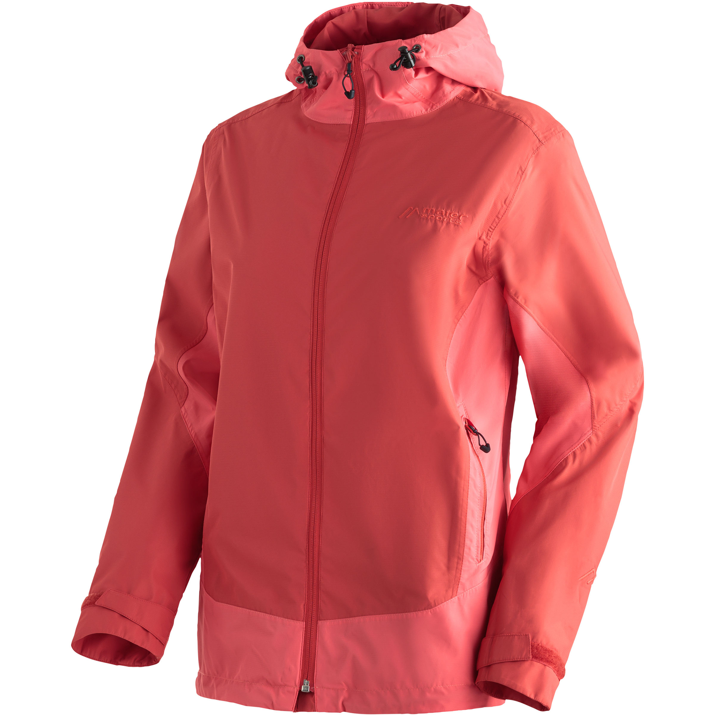 Maier Sports Brocken Damen Regenjacke rot Größe XS Camping Wasserdicht Wasserabweisend