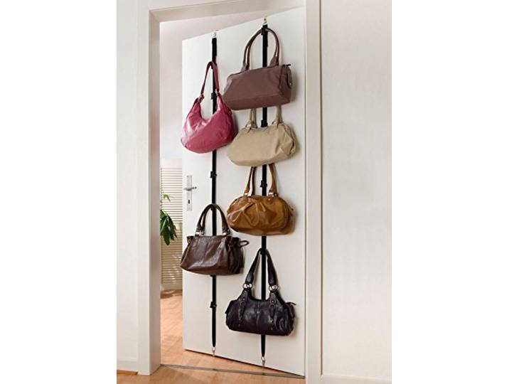 Maximex Taschengarderobe für 8 Taschen Schwarz