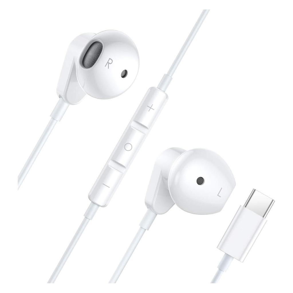 PowerGuard USB-C In-Ear Stereo Kopfhörer mit Mikrofon & Lautstärkeregler (NC, Kabelgebunden) (00036208)