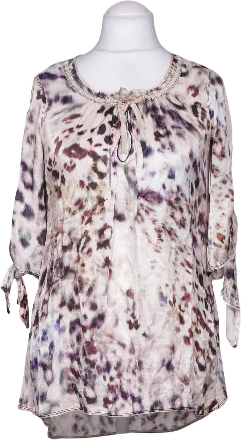 Beate Heymann Damen Bluse, Mehrfarbig, Gr. M, Seide / Viskose - Second Hand