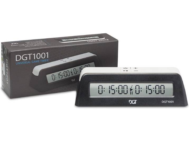 Schaakklok DGT 1001 zwart/wit