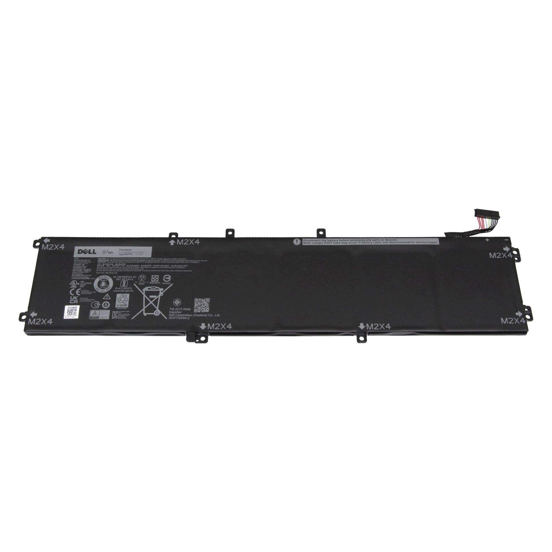 Dell Battery, 97WHR, 6 Cell (6 Zellen, 8083 mAh) (05XJ28)