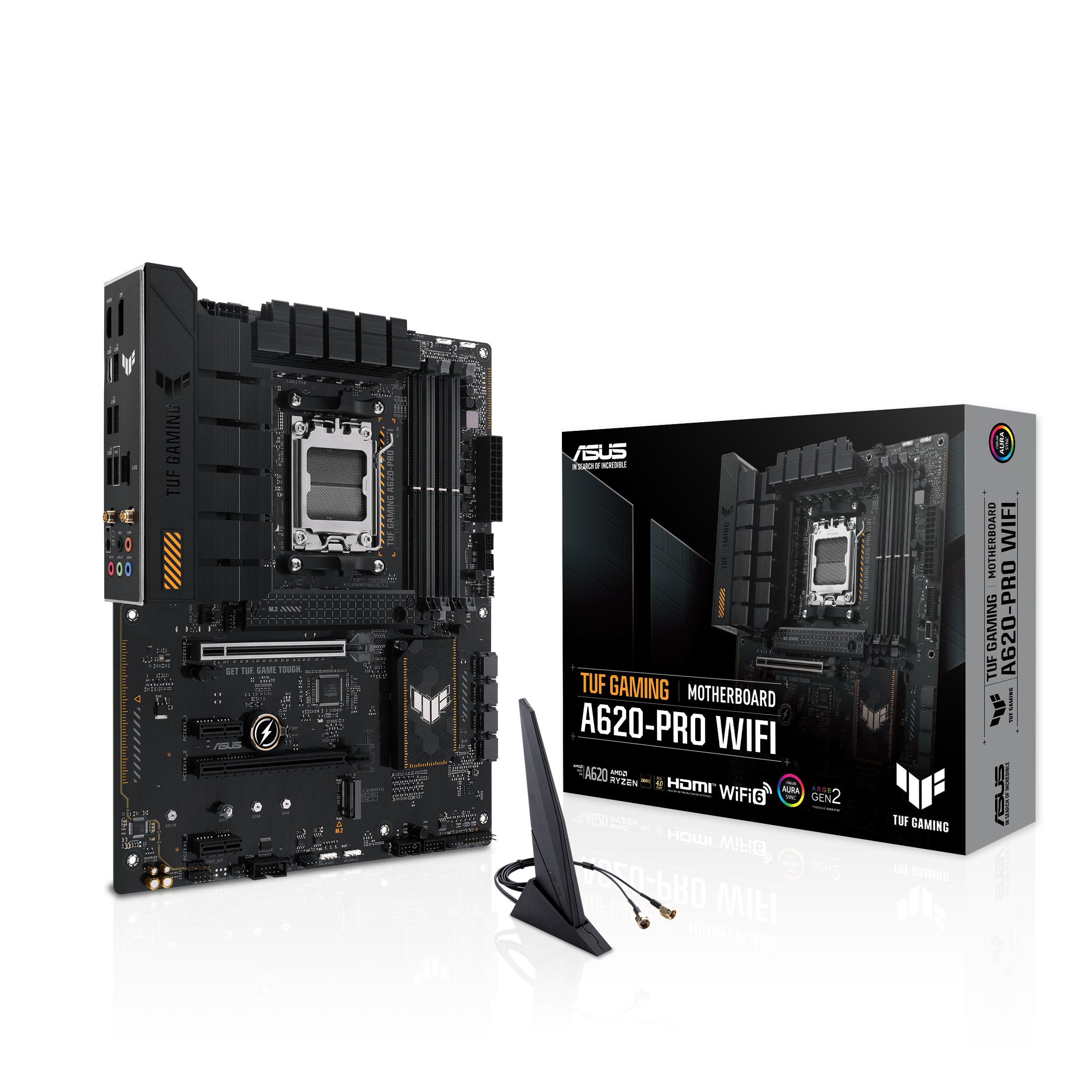 ASUS TUF GAMING A620-PRO WIFI ATX Mainboard - Sockel AM5