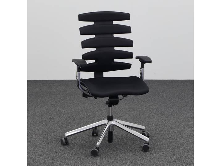 Bürostuhl SitagWave swissmade mit 3D Armlehnen, Schwarz, Neu, Ergonomischer Stuhl - ideal für flexibles Arbeiten