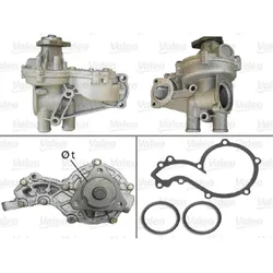Wasserpumpe Motorkühlung VALEO 506227 für Audi VW Seat 80 B1 Coupe B2 100 C1