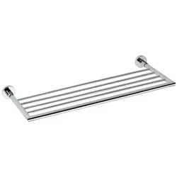 Brillantbad BOMEGA Handtuchablage zum klappen Messing Chrom poliert 655x55x270 mm für Bad & Küche >> zum Bohren