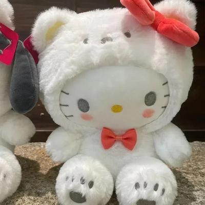 Uplifted Finds Sanrio Plushies Hello Kitty Cinnamonroll Kuromi Pochacco Stuffed Plush Doll 25 Cm a