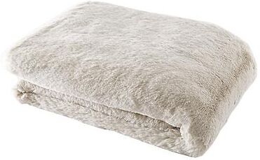 Lapin Fine Faux Fur Throw - Dune - Ballard Designs