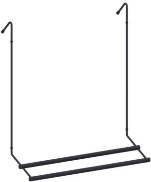 Giese GmbH Giese Handtuchhalter 30509-14 für Glasduschen, schwarz matt