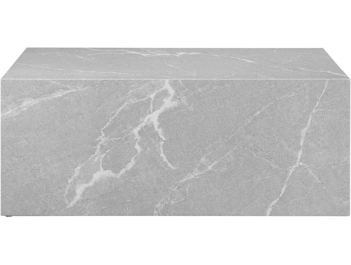 SalesFever Couchtisch Almeria Wohnzimmertisch Stilvoller Beistelltisch 90/60 cm, Eleganz trifft Funktionalität: 90x60cm, Marmoroptik-Folierung