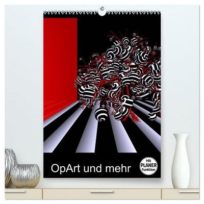 OpArt und mehr (hochwertiger Premium Wandkalender 2027 DIN A2 hoch), Kunstdruck in Hochglanz