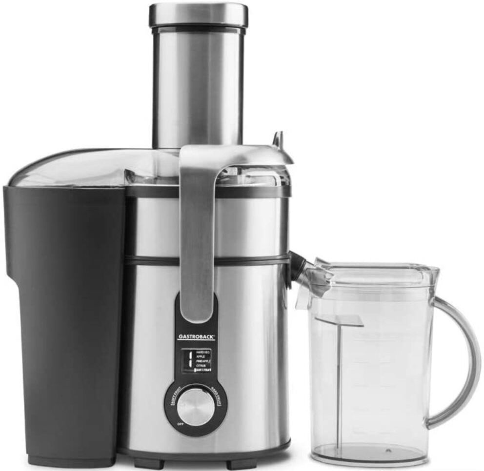 Gastroback 1300W 5 Speed Electric Centrifugal Juicer Black;Silver 40.6L