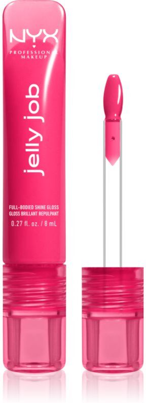 NYX Professional Makeup Jelly Job sparkle lip gloss with magnifying effect shade Juicy Jelly 7.5 ml