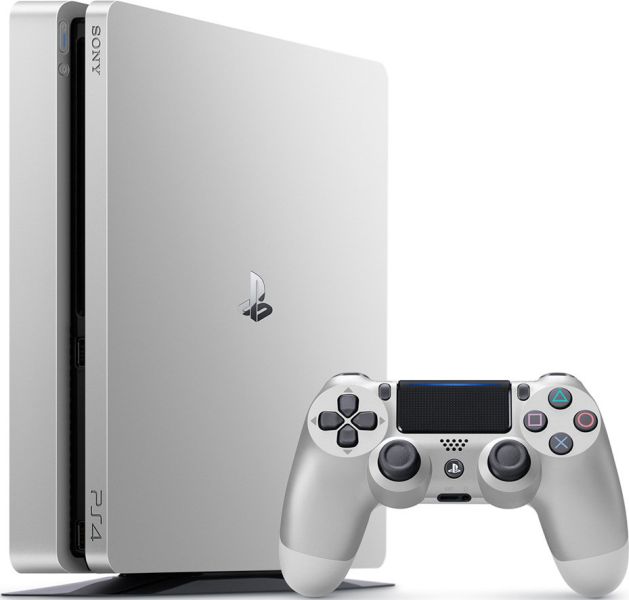 Sony PlayStation 4 Slim 500GB-Zilver (PlayStation 4) Gebruikt