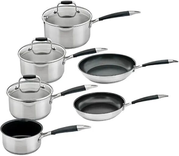 Stoven Soft Touch Induction 5 Piece Cookware Set plus 28cm Frying Pan