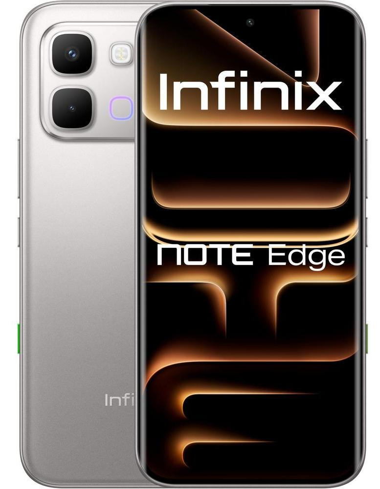 Infinix NOTE Edge 5G Smartphone, 256GB opslag, 8GB RAM, Lunar Titanium
