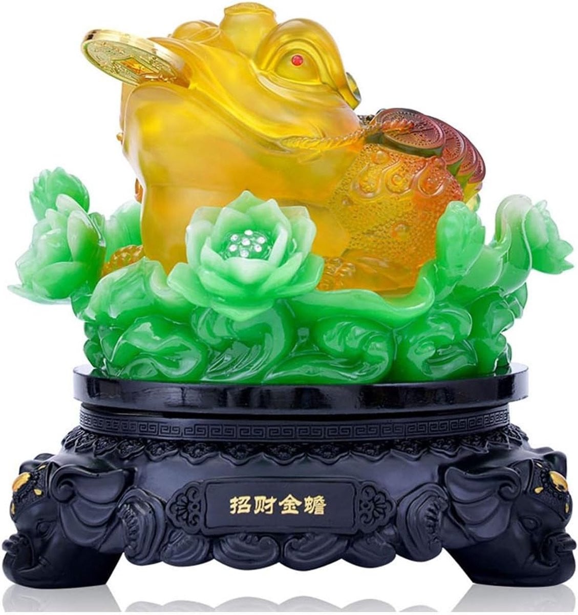 Gouden Pad Decoratie Rijkdom Kikker Feng Shui Symbool Goud 3400g