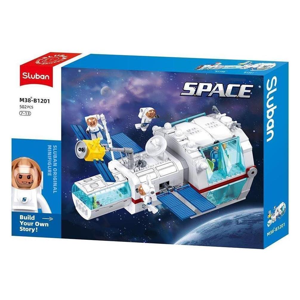 Sluban SL96071 - Raummodul "Erkundungs-Modul" (502 Teile) (SL96071)