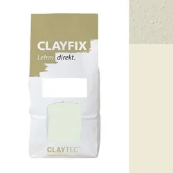 CLAYTEC CLAYFIX Lehm-Anstrich Alt Weiss Grobkorn - 1,5 kg Beutel
