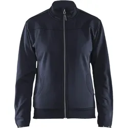 Damen Sweatjacke "3394" - XS - Dunkelmarine/Schwarz